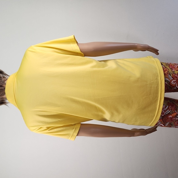 Paragon yellow Golf Polo, Ladies Size L, Made in Guatemala, 4 button crew neck - Picture 8 of 17